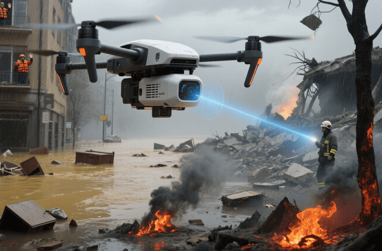 Millimeter-Wave Radar in Disaster Monitoring Drones: Enhancing Safety and Efficiency