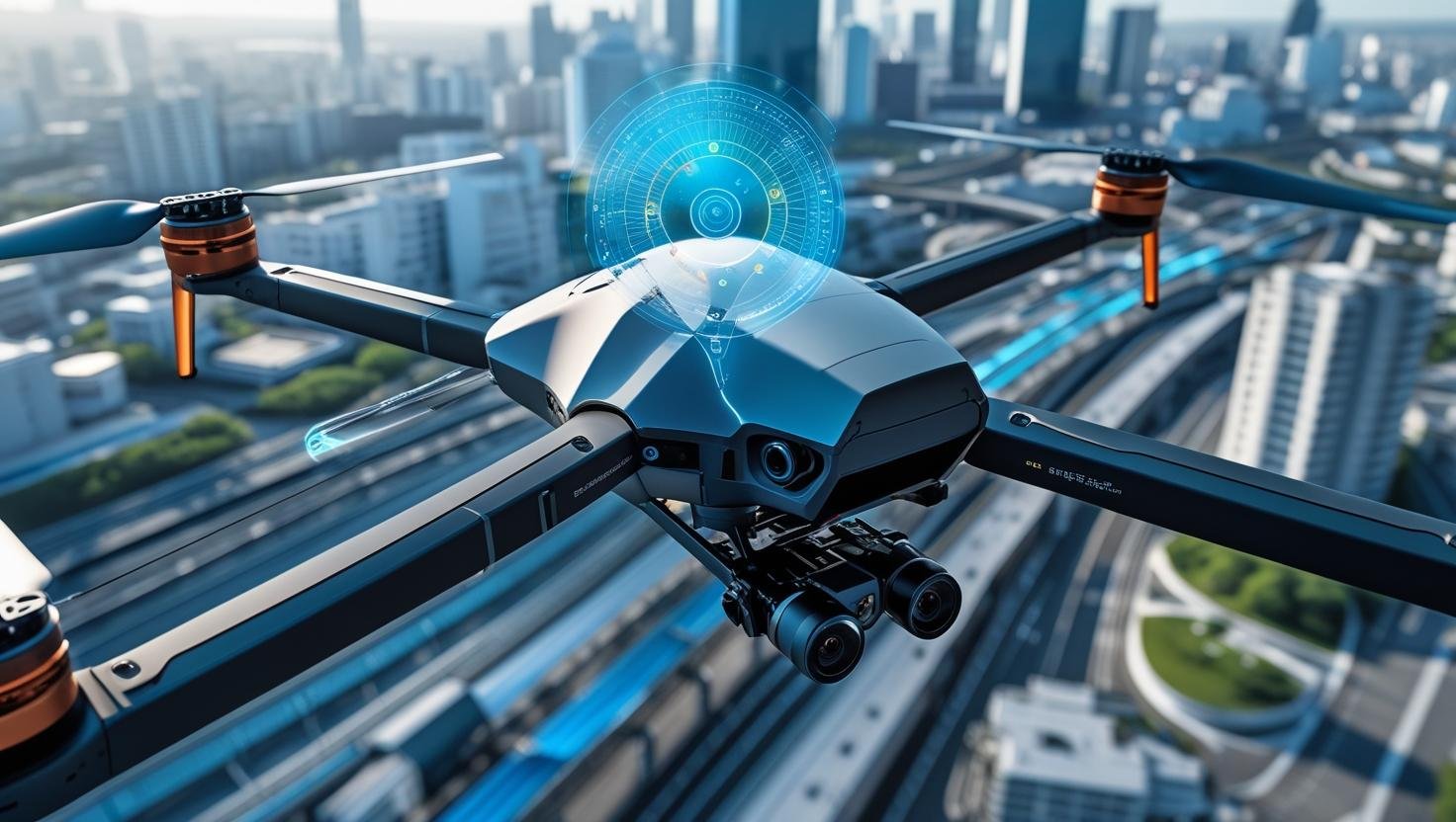 تفتيش الطائرات بدون طيار: مراقبة آمنة ودقيقة في مناظر المدينة المعقدة