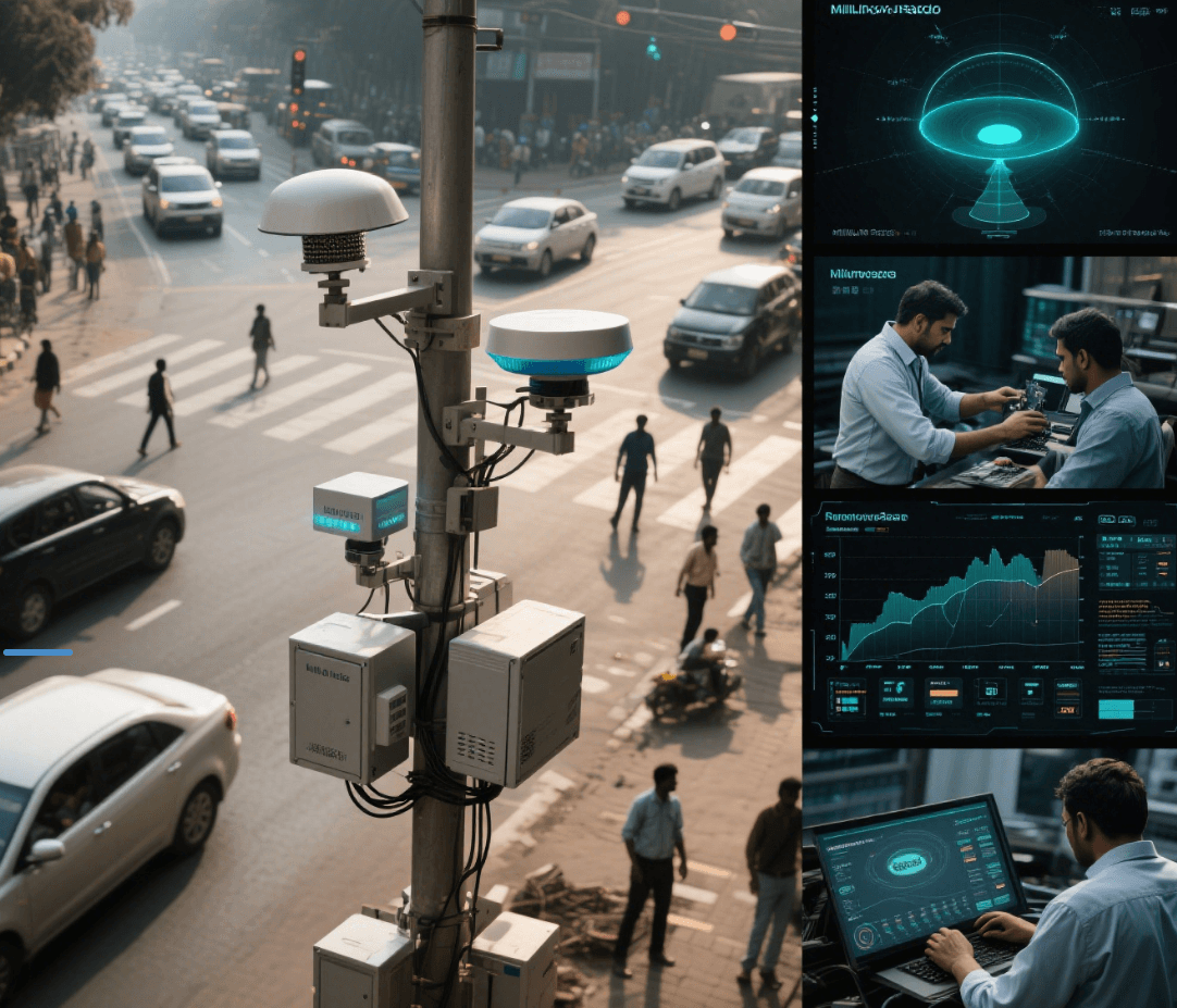 كيف يمكن لرادار الموجات المليمترية تحسين إدارة حركة المرور الذكية في الهند؟