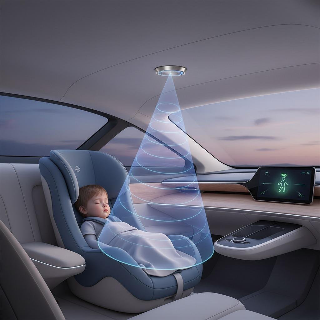 Child Presence Detection Radar: Innovating Vehicle Safety