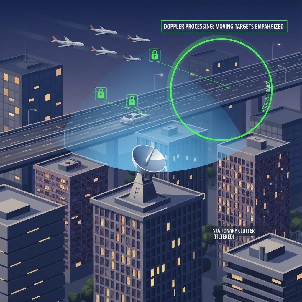 Overcoming Radar Challenges with Doppler Processing