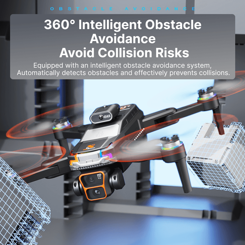 js39-Brushless 4-Direction Obstacle Avoidance Optical Flow Positioning Triple Camera Drone thumbnail 12