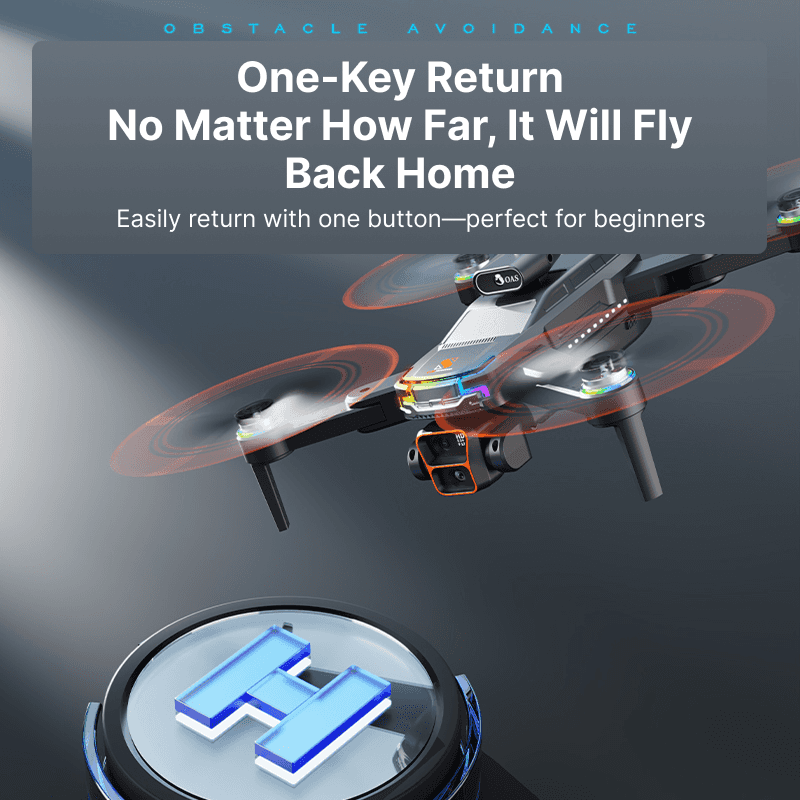 js39-Brushless 4-Direction Obstacle Avoidance Optical Flow Positioning Triple Camera Drone thumbnail 15