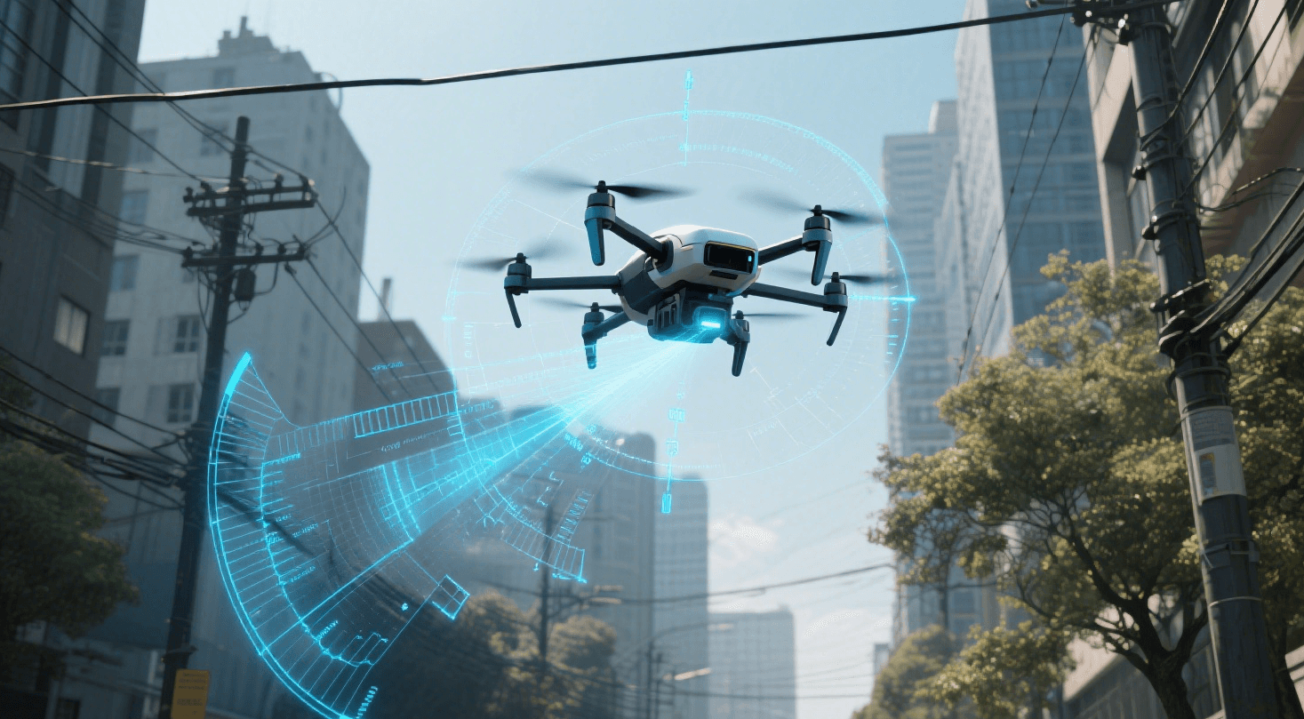 الملاحة بالطائرات بدون طيار وتجنب العوائق باستخدام رادار الموجات المليمترية