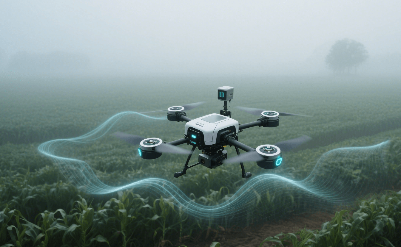 الطائرات بدون طيار تتجاوز التصوير الجوي: كيف يُمكّن رادار الموجات المليمترية الملاحة في جميع الأحوال الجوية