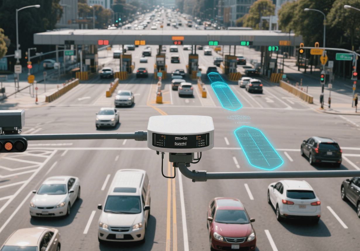 How mmWave Radar Solves Core Challenges in Short-Range, Multi-Lane Traffic Monitoring