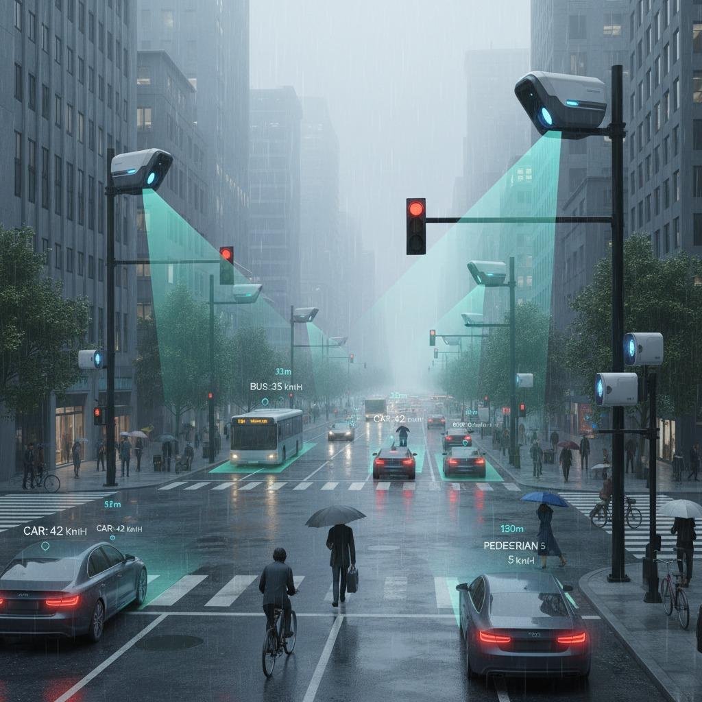 Using millimeter-wave radar technology to solve traffic problems