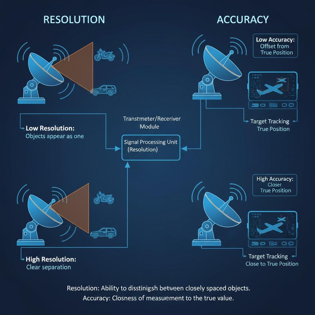 Radar Resolution vs Accuracy: Insights and Advances
