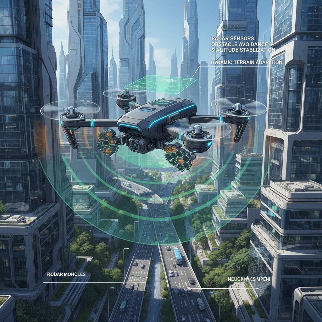 Mastering Drone Altitude Radar Sensors for Precision