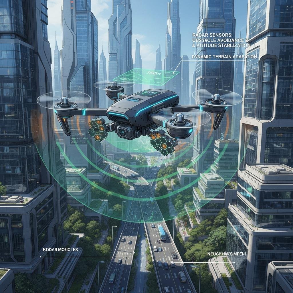 Mastering Drone Altitude Radar Sensors for Precision